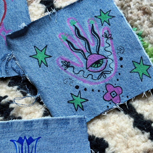 Create Your Own Upcycled Denim Patch // Sat, November 16 // ages 5-11